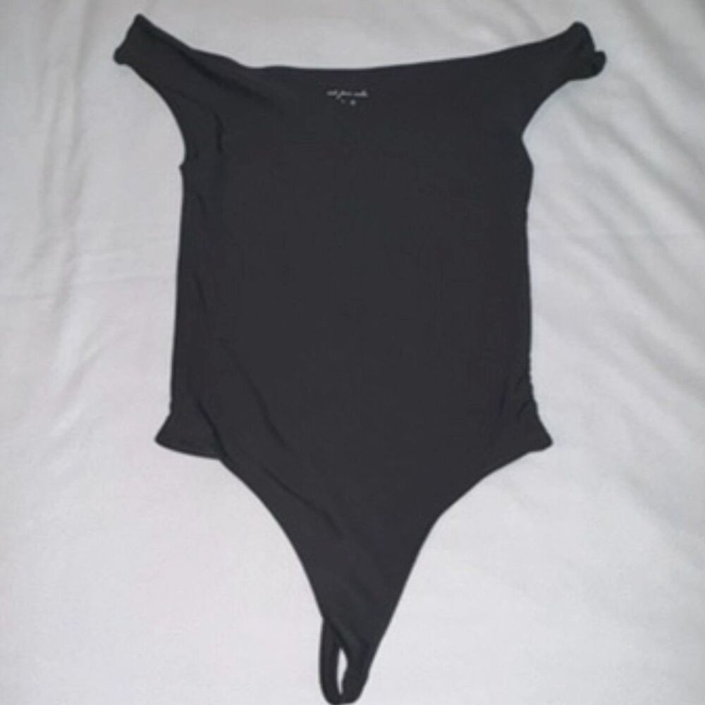 Urban Outfitters “Out From Under” Black Off‑the‑Shoulder Bodysuit – Size Small